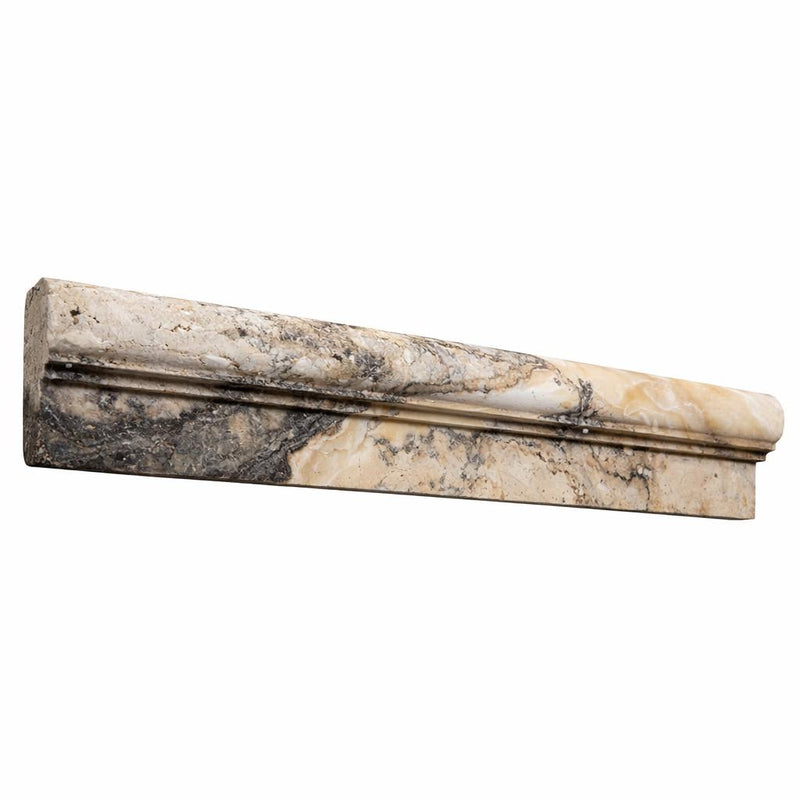 Antico Onyx 2x12 Honed Travertine Tile OG-1 (Single-step Chair Rail Trim)