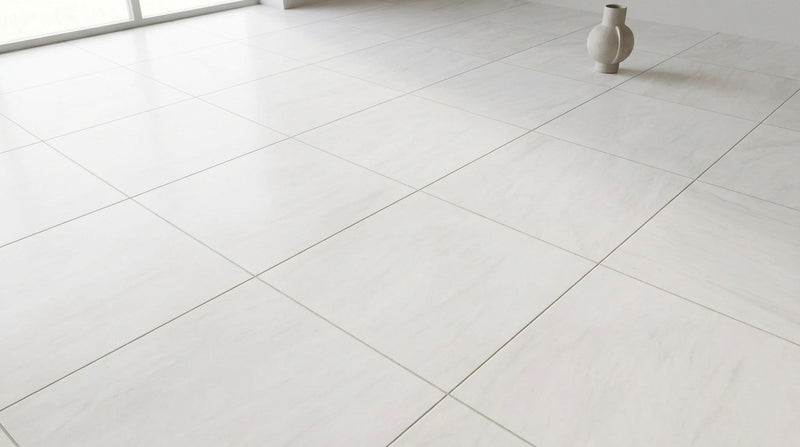 Bianco Dolomiti (White Dolomite) 18x18 Honed Tile