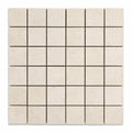 White Pearl (Turkish Botticino) (Botticino) Marble 2x2 Polished Mosaic