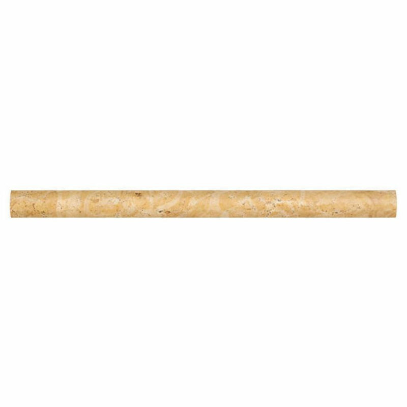 Gold / Yellow Gold Travertine 1x12 Honed Travertine Tile Dome (Cane) Liner