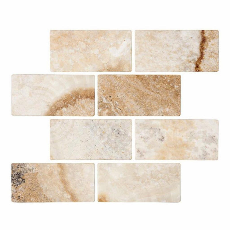 Latravonya Travertine 3x6 Tumbled Travertine Tile
