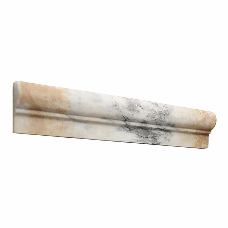 Latravonya Travertine 2x12 Honed Travertine Tile OG-1 (Single-step Chair Rail Trim)