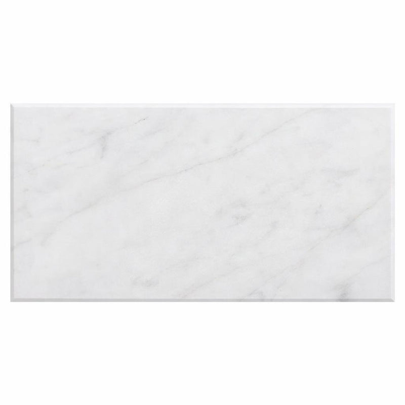 Carrara White (Italian) Carrara White Marble 18x36 Polished / Honed Tile