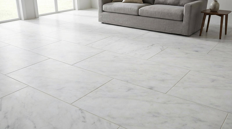 Carrara White (Italian) Carrara White Marble 18x36 Polished / Honed Tile