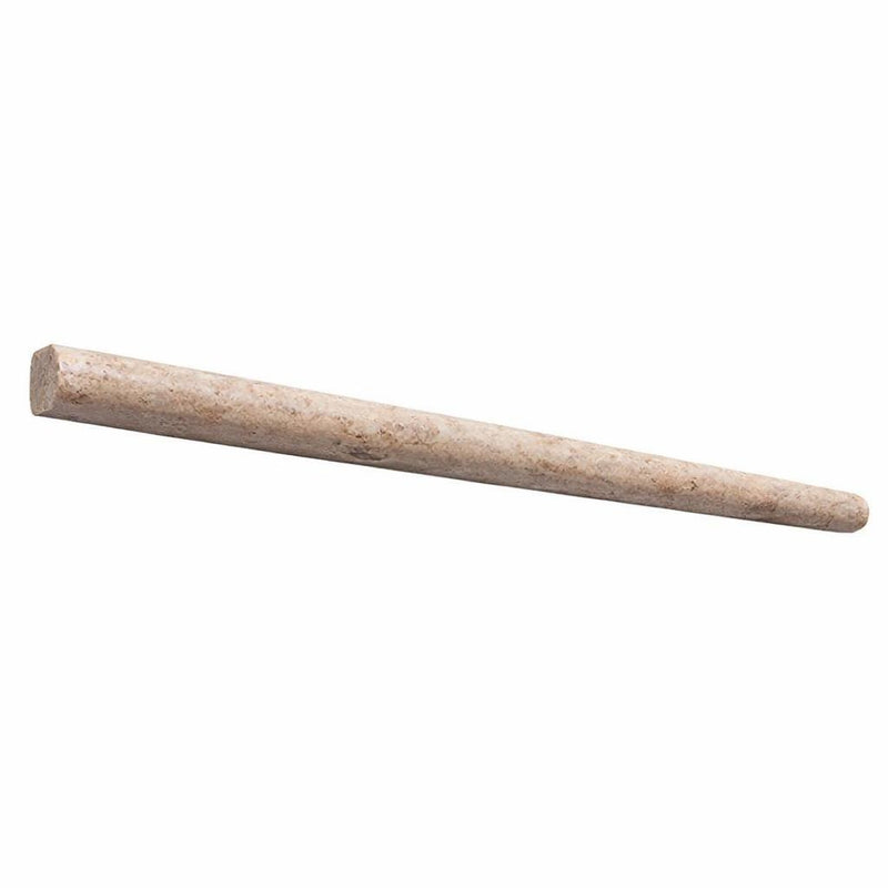 Walnut Travertine 1/2x12 Honed Travertine Tile Pencil Liner