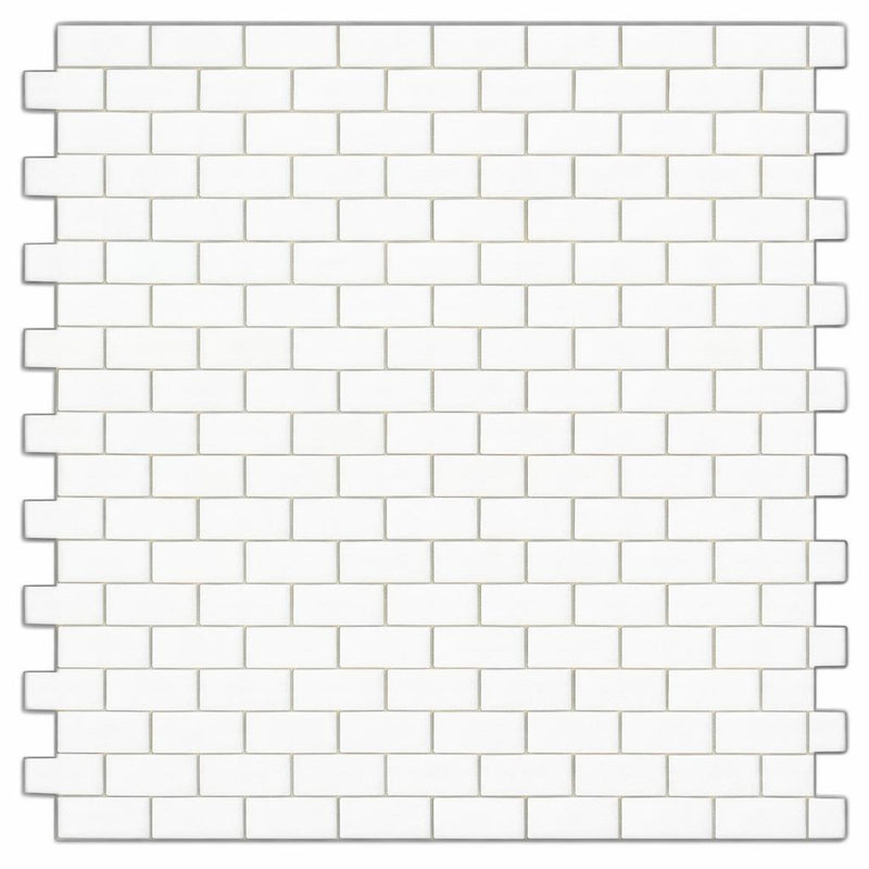 Tundra Gray Marble 5/8x2 Split-faced Brick Joint Mosaic Brick Mosaic