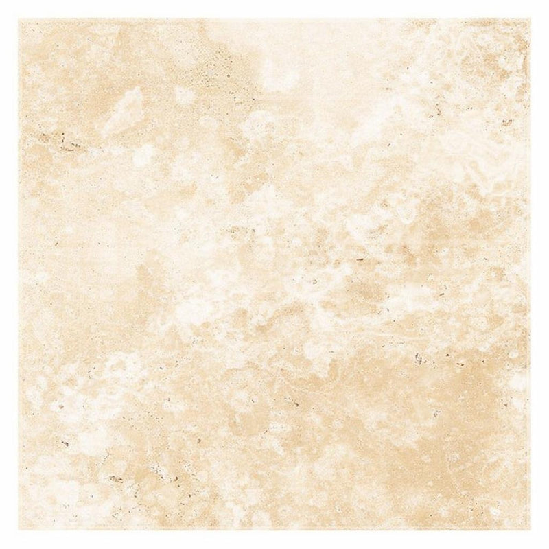 Durango / Paredon (Mexican) - Cross Cut Durango Travertine 16x16 Filled & Honed Travertine Tile