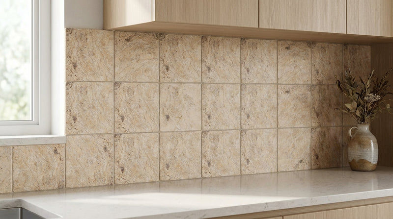 Philadelphia Travertine 6x6 Tumbled Travertine Tile