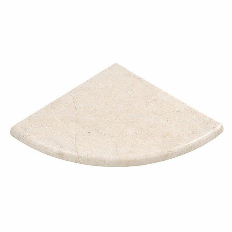Crema Marfil Shower Corner Shelves - 9x9 Cream Polished (Both Sides) Shelf Shower Corner Shelf