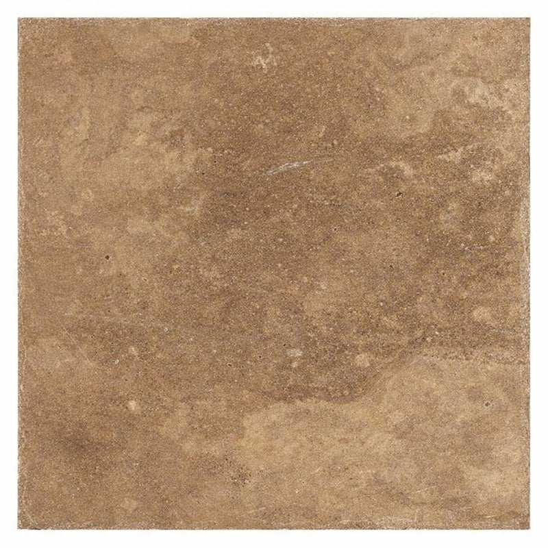 Noce (Antalya) Travertine 18x18 Unfilled, Brushed & Chiseled Travertine Tile