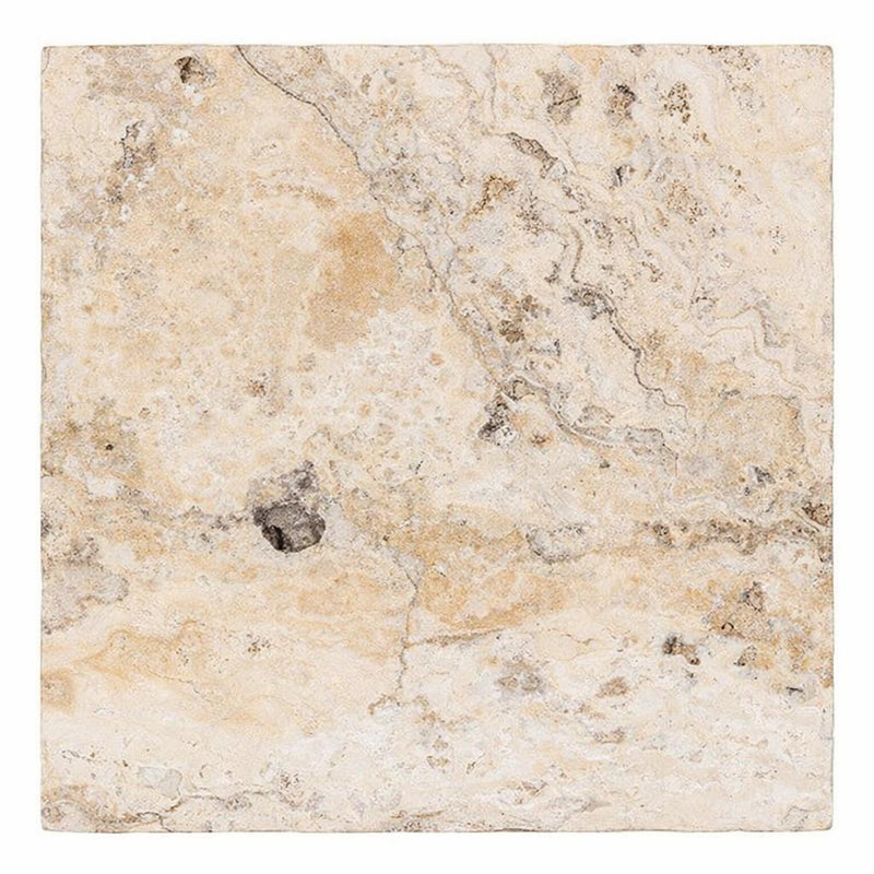 Philadelphia Travertine 12x12 Filled & Honed Travertine Tile