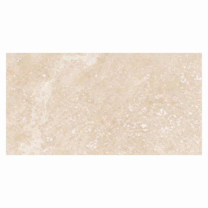 Ivory / Light Travertine 3x6 Cream Filled & Honed Tile