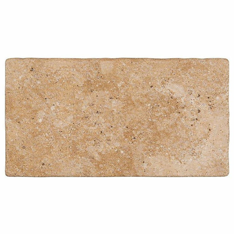Walnut Travertine 6x12 Tumbled Travertine Tile — Solidshape