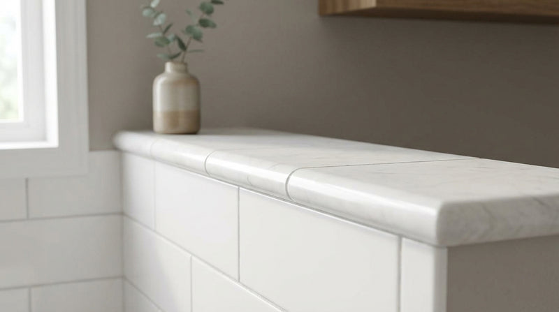 Mink / Equator (Zebra) Mink Marble 3/4x12 Polished Tile Bullnose Liner