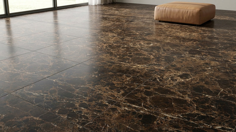 Emperador Dark (Spanish) Emperador Dark Marble 24x24 Polished Tile