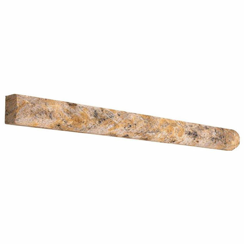 Scabos Travertine 1x12 Honed Travertine Tile Rope Liner