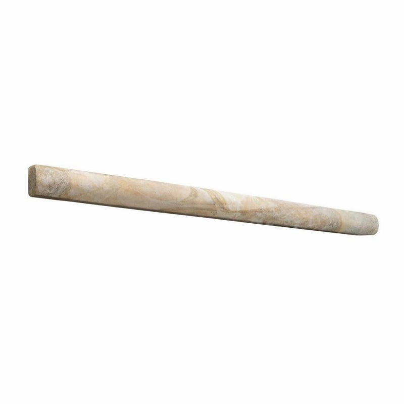 Philadelphia Travertine 3/4x12 Honed Travertine Tile Bullnose Liner