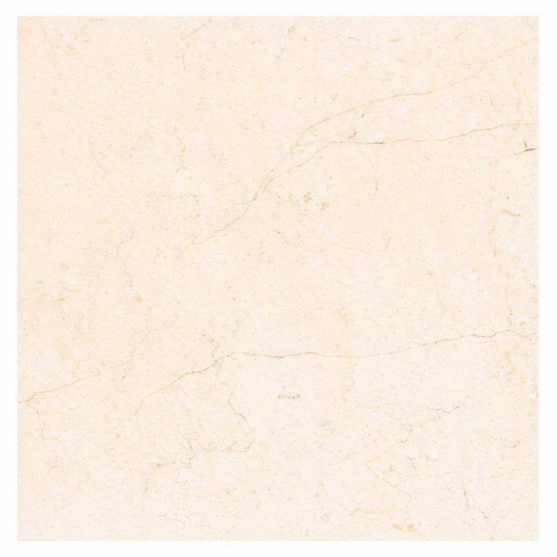 Crema Marfil (Spanish) Marble 4x4 Cream Honed Tile