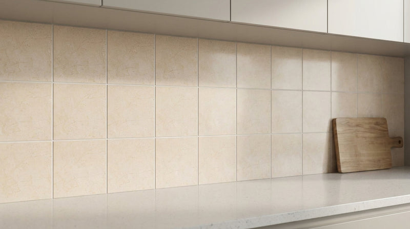 Crema Marfil (Spanish) Marble 4x4 Cream Honed Tile