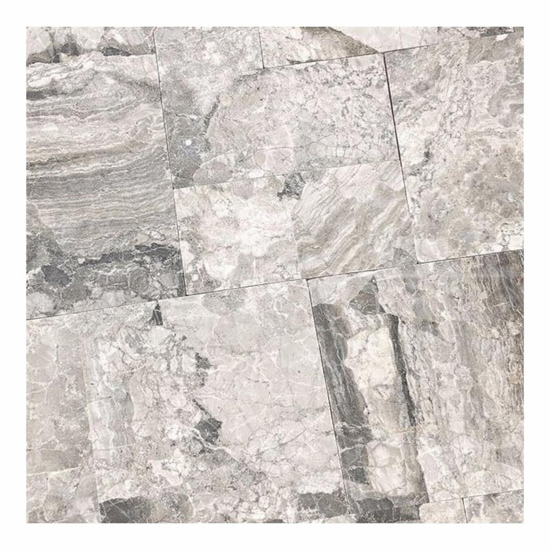 Atlantic Gray Marble Tumbled Tile
