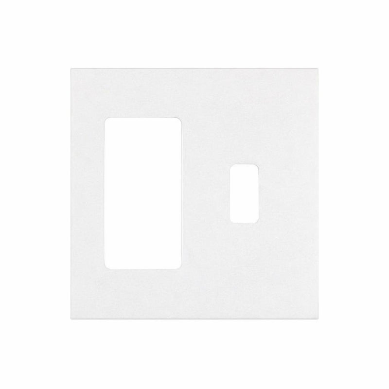 Thassos White Switch Plate Covers 4-1/2x4 1/2 Honed Plate Cover TOGGLE - ROCKER