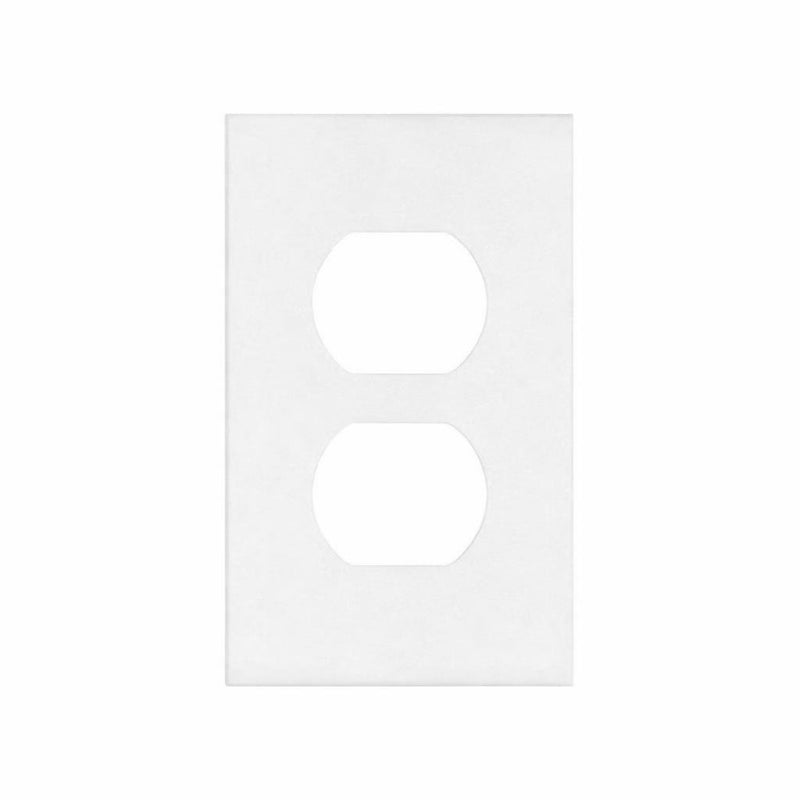 Thassos White Switch Plate Covers 2-3/4x4 1/2 Honed Plate Cover 1-DUPLEX