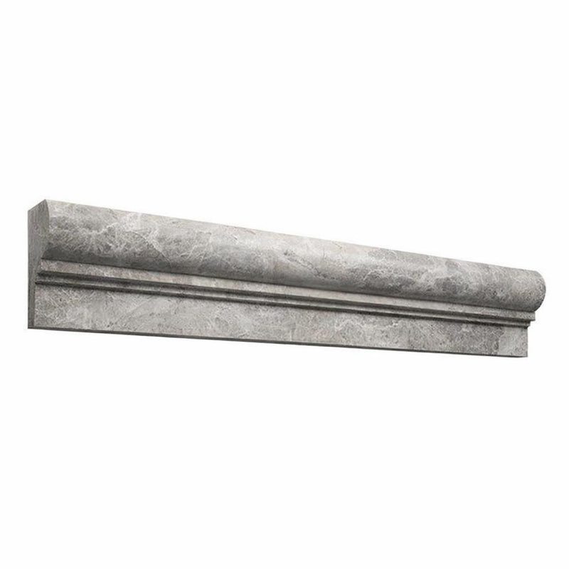 Atlantic Gray Marble 2x12 Polished/Honed Tile OG-1 (Single-step Chair Rail Trim)