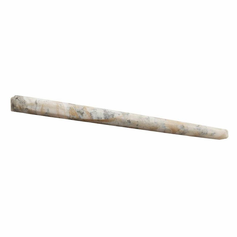 Latravonya Travertine 1/2x12 Honed Travertine Tile Pencil Liner