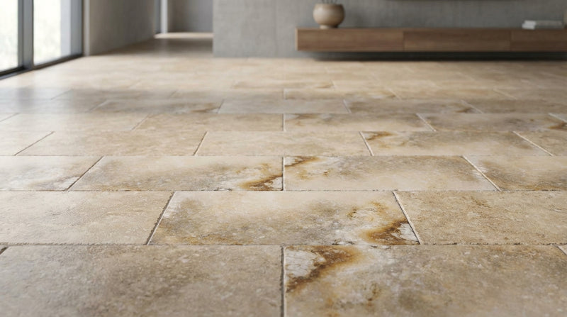 Antico Onyx 12x24 Filled & Polished Travertine Tile