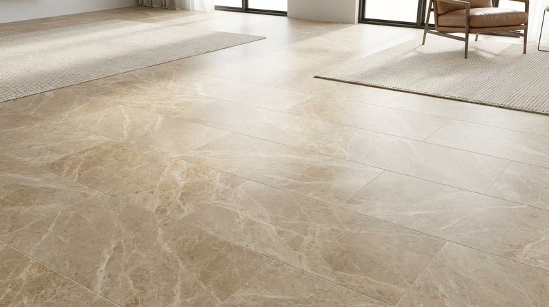 Haisa Light (White Wood) Limestone 12x24 Honed Tile