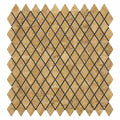 Noce (Antalya) Travertine 1x2 Tumbled Travertine Diamond / Rhomboid Mosaic
