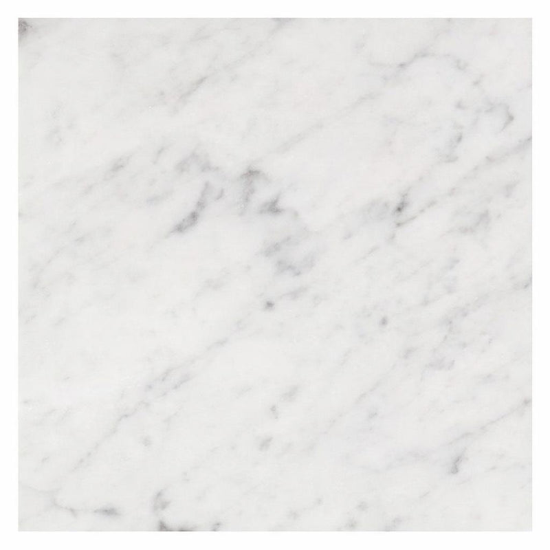 Carrara White (Italian) Marble 6x6 Honed Tile