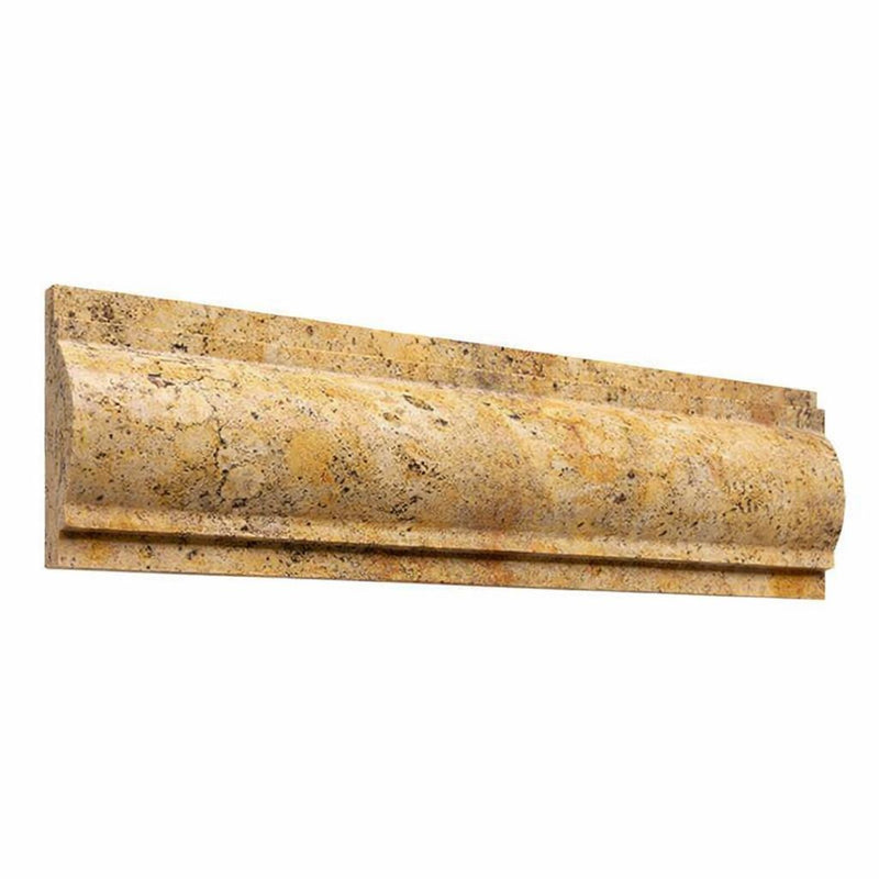 Scabos Travertine 3x12 Honed Travertine Tile Arch / Baldwin Molding