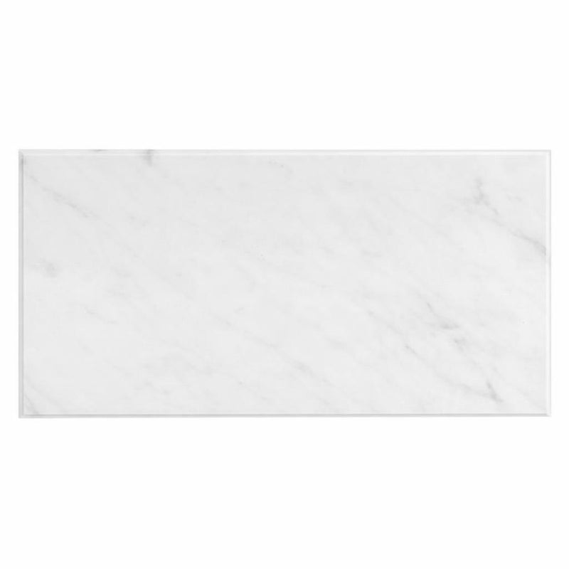 Carrara White (Italian) Carrara White Marble 12x24 Polished / Honed Tile