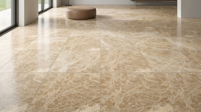 Emperador Light Marble 24x24 Polished Tile