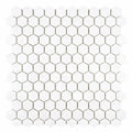 Thassos White (Greek) Marble 1x1 Honed Hexagon Mosaic