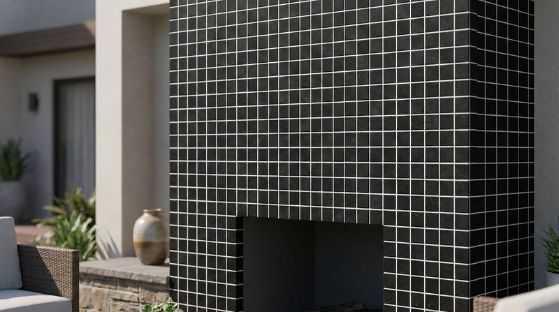 Absolute Black Granite 1x1 Polished Mosaic