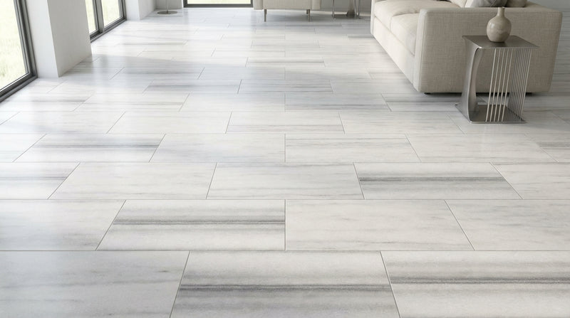 Mink / Equator (Zebra) Mink Marble 12x24 Polished Tile