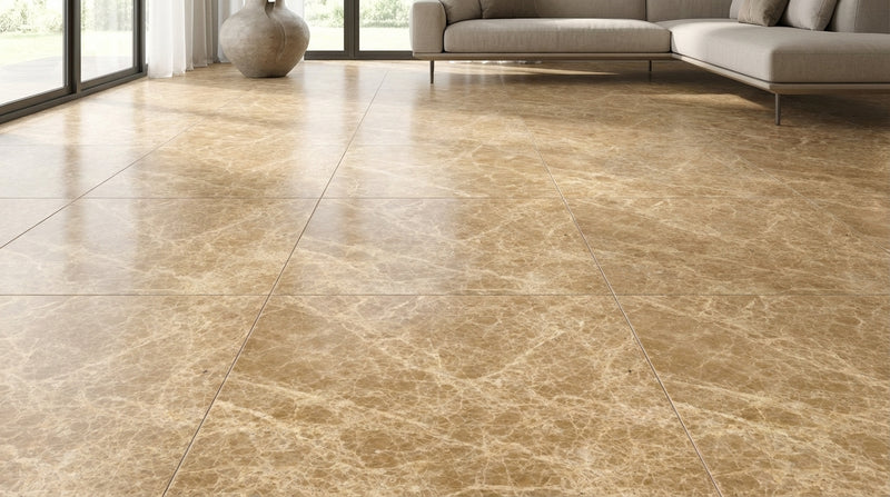 Emperador Light Marble 18x18 Polished Tile