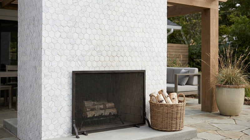 Carrara White (Italian) Carrara White Marble 2x2 Polished / Honed Mosaic