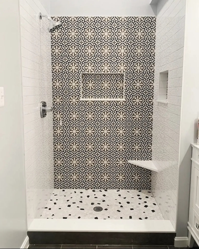 Havana Jazz 8x8 Stoneware Tile