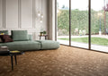 Havenwood Saddle Chevron 12x15 Matte Porcelain Wood Look Mosaic Tile