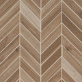 Havenwood Saddle Chevron 12x15 Matte Porcelain Wood Look Mosaic Tile