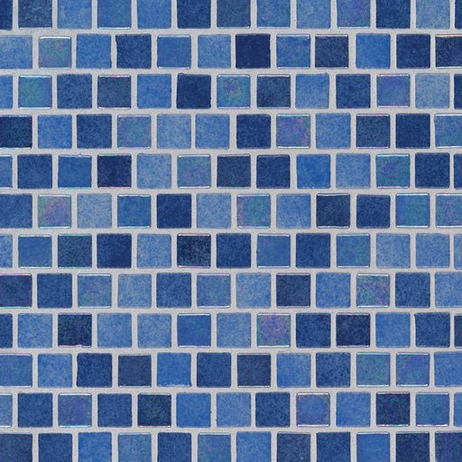 Hawaiian Sky 1x1 Misc. Recycles Glass Mosaic Tile