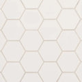 Hedron Fog 5x4 Flat Hex Gloss Ceramic Wall Tile