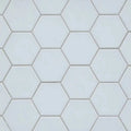 Hedron Sky Blue 5x4 Flat Hex Ceramic Wall Tile