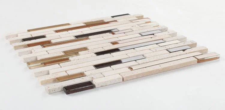 Linear Helios Stack 1x3 Glass Mosaic