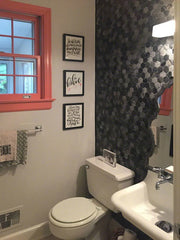 Henley 2 Hexagon Polished Marble Mosaic Tile