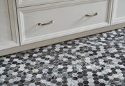 Henley 2 Hexagon Polished Marble Mosaic Tile