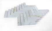 Chevron & Herringbone Calacatta Gold Herringbone Honed Marble Mosaic